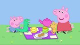 启蒙教育 暴风雨来了小猪佩奇开心的在泥坑里跳来跳去