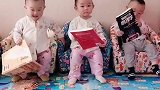 熊孩子们除了吃就是睡，难得能看一次书，这反应也太让爸妈绝望