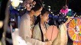南宁花朝节花神祭结束后小仙女来市集游玩