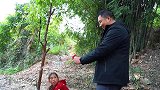 包立春陪桃子姐搭杖杖，回家做一盘笋子炒肉，脆嫩爽口，真美味