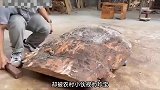 一块废弃烂木头却被小伙化腐朽为神奇，成品一出价值直接翻10倍