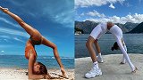 宅家健身丨不服不行 ！俄罗斯超长腿体操运动员处处练腿功