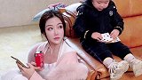 宝妈为偷吃零食四处躲藏，这演技也是没谁了