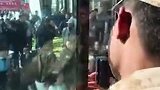 “快给妈妈擦下眼泪……”欢送仪式结束后，新兵与母亲、弟弟告别