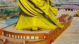 荆州巨型关公雕像，耗巨资修建，听说最近要拆迁，是真的吗！