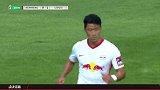 第20分钟RB莱比锡球员哈尔斯滕贝格射门 - 被扑