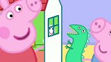 小猪佩奇：佩奇和乔治的房间太乱了，猪爸爸一进来就摔倒了