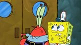 海绵宝宝：海绵宝宝对自己真是太狠了，说撕就撕眼睛都不眨