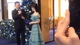 杨紫！薄荷绿轻纱裙现身，太瘦了吧！
