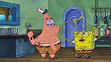 海绵宝宝自己和自己对话，太诡异了！