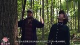 独木舟的制作，一棵四人合抱的大树，用传统工艺进行火烧