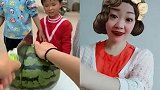 趣事精选，宝贝看看西瓜熟了吗