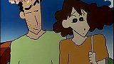 蜡笔小新：小新一家去鬼屋玩，屋子团团转，给妈妈造成错觉