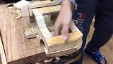 这才是真正的木工，用几块木头打造一辆皮卡车，一比一还原