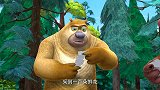 熊出没：光头强真可恶，使计支走动物们，居然偷偷砍树