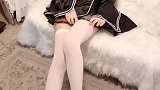 甜妹穿搭 白丝美腿