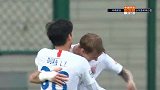 1-0！ 鲁能中场断球发动反击 格德斯禁区内推射远角破门