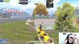 和平精英：妹子单排1v4，新人小美居然灭队了！