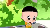 大头儿子：小明真凄惨，那么多垃圾，把自己都给埋住了