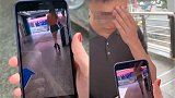 南京时尚女孩坐地铁被拍 抢手机录下证据勇抓色狼