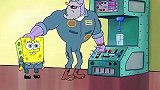 海绵宝宝：教练操作失误，卷进机器里，要不是宝宝他可能变奶昔了