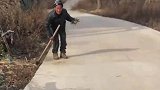 养父惦记孩子嗓子疼出去挖药，被儿子撞见后腼腆小心的样子让人泪目