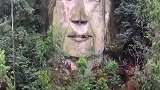四川深山发现乐山大佛孪生佛头，修建时期比乐山大佛还稍早一些，