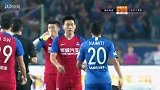 第52分钟江苏苏宁易购球员阿不都海米提(U21)黄牌