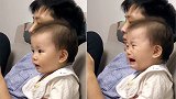 海南琼海：宝宝看动画片入戏太深，看到小萌鸡被抓哇哇大哭