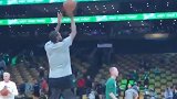 修炼黑曼巴招牌绝技！威金斯赛前练习后仰跳投