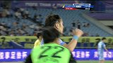 中国足协杯-17赛季-淘汰赛-14决赛首回合-第60分钟射门 汪嵩后点包抄 近在咫尺射门被踢出-专题