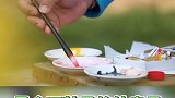 创业失业后，他成了最会画牡丹的外卖小哥