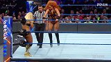 WWE-18年-SD第977期：女子单打赛 贝基林奇VS曼迪罗斯集锦-精华
