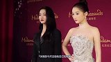 关晓彤今天去验收自己的蜡像, 竟然被自己的蜡像相像的吓住