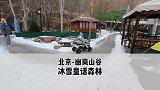 北京雪中的童话森林，简直太好玩了