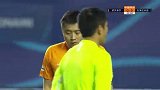 卓尔角球双方无人第一点碰到 李行禁区外抽射高出横梁