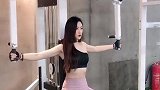 健身房邂逅一位美女，看姑娘认真的样子，你还有什么理由不努力