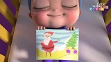 启蒙教育 3D动画圣诞夜里圣诞老人派发礼物啦 趣味儿歌！