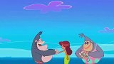 鲨鱼哥与美人鱼：小美人鱼救回了猴子宝宝