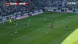 下半场补时第4分钟RB莱比锡球员阿马杜·海达拉射门