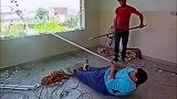 艺高人胆大的操作，多亏了自己胖
