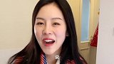 祝晓晗搞笑视频：祝晓晗说谎不眨眼睛，成功骗过老妈，真随他爹