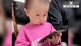暖宝：好多好多吃的，不要碰我手机，我在想怎么吃！