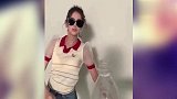 昆凌踢瓶盖挑战成功动作超酷，周杰伦应战老婆引网友们的期待