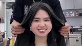 最牛发型师，妹子一下成熟不少