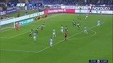 拉扎里45度精准传中 因莫比莱后点埋伏劲射偏出显遗憾