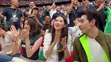 演员王玉雯去看欧冠决赛了