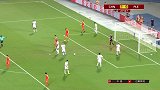 可惜！金敬道挑传后点制造杀机 武磊后点接球可惜皮球出界