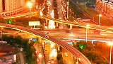 家乡美!这里是湖南衡阳-车水马龙的衡州大道-杨柳立交桥，夜景