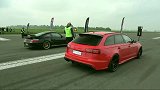 奥迪RS6比赛保时捷911Turbo，5秒后才是霸气的开始！